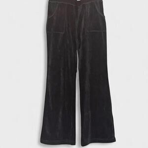 Freedom 2 Be New York Gray Cargo Loungewear Velour Pants - Size M